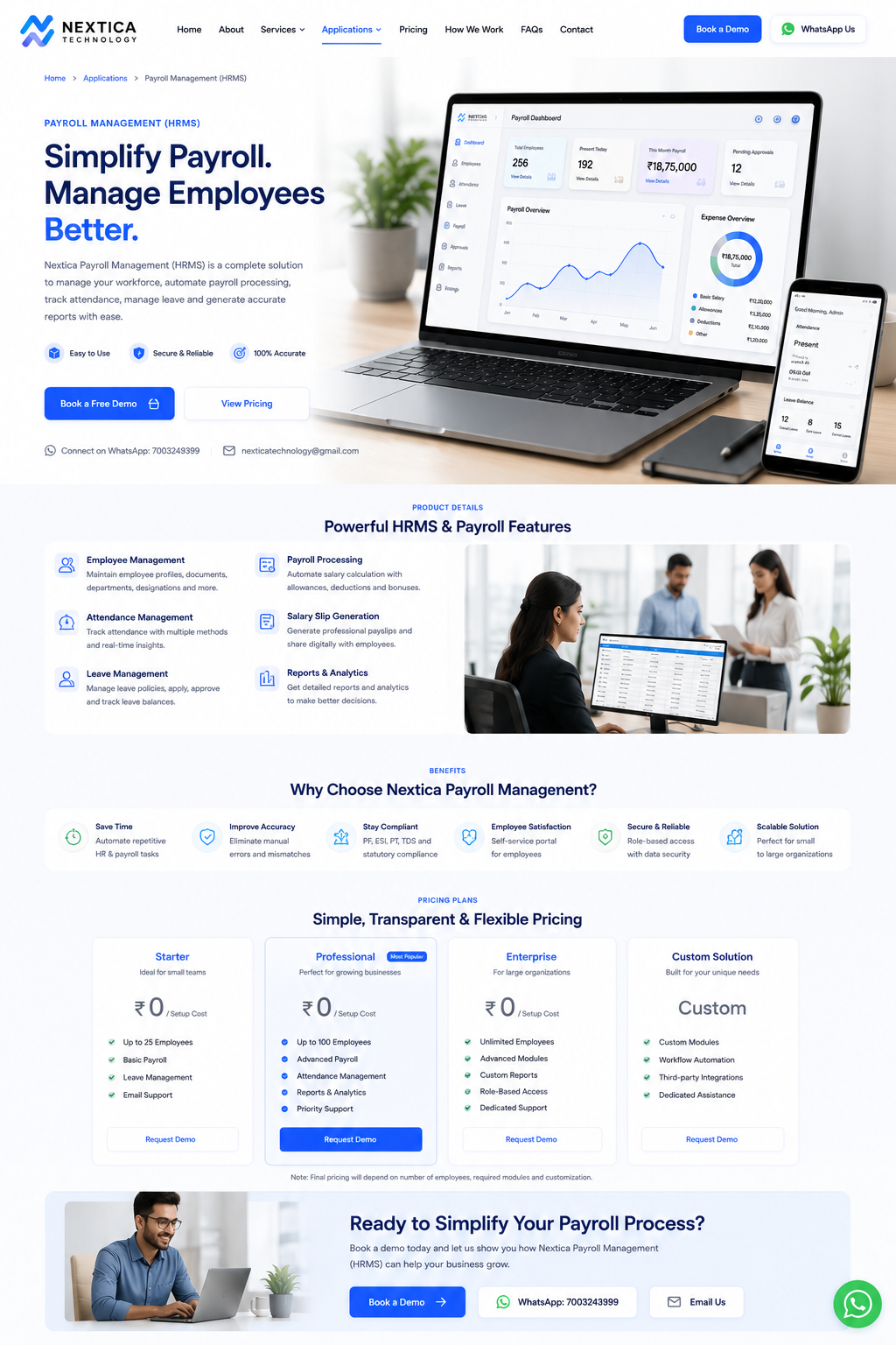 Payroll software that turns monthly processing into a controlled workflow. by Nextica Technology