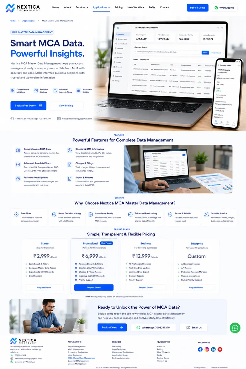 ROC compliance software for structured Companies Act workflows